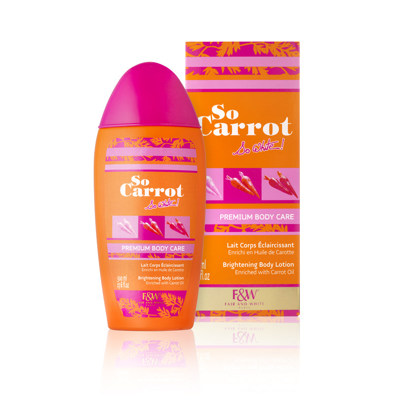 Fair & White Carrot Brightening Body Lotion 500ml