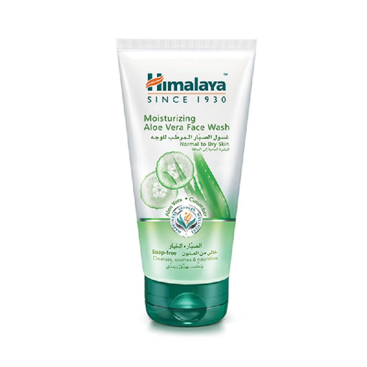 HIMALAYA HERBAL MOISTURISING ALOE VERA FACE WASH -150ML