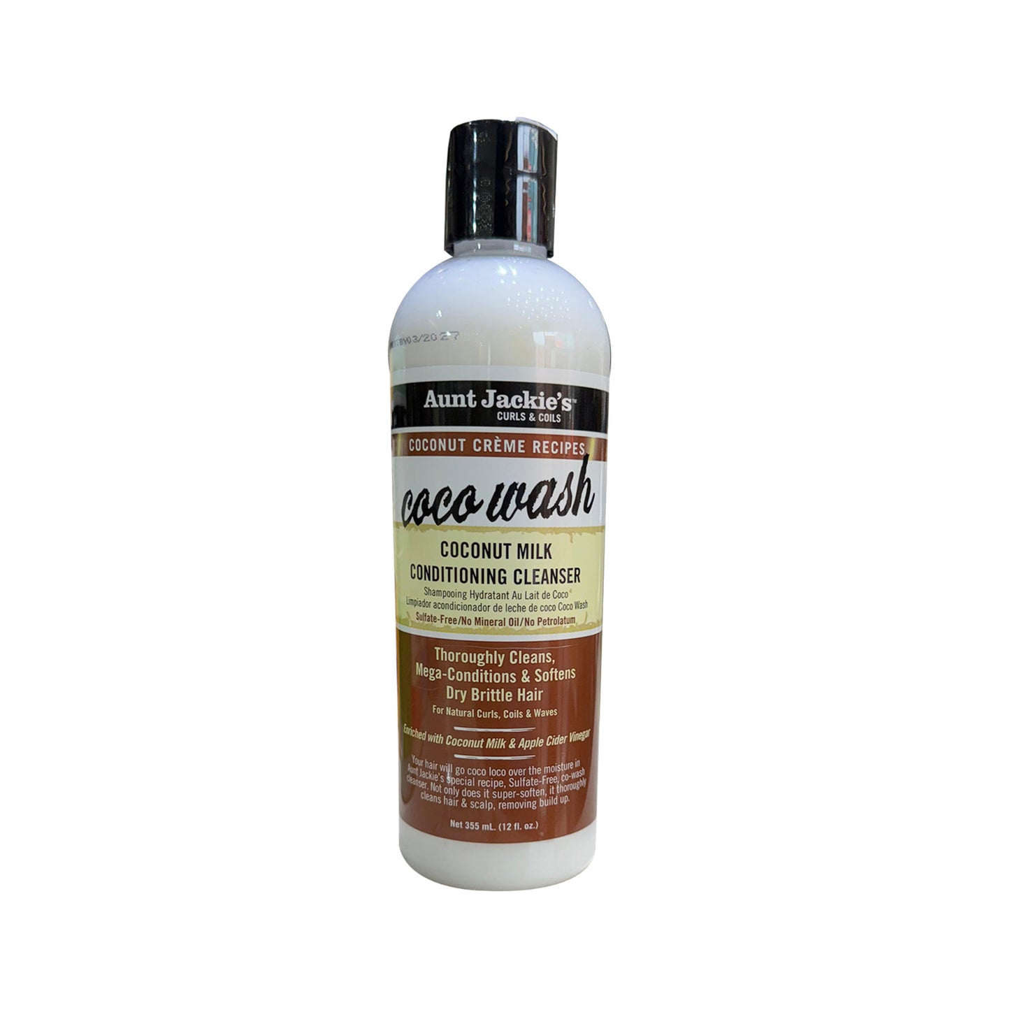 Aunt Jackie's Coco Wash Milk Cleanser 12oz