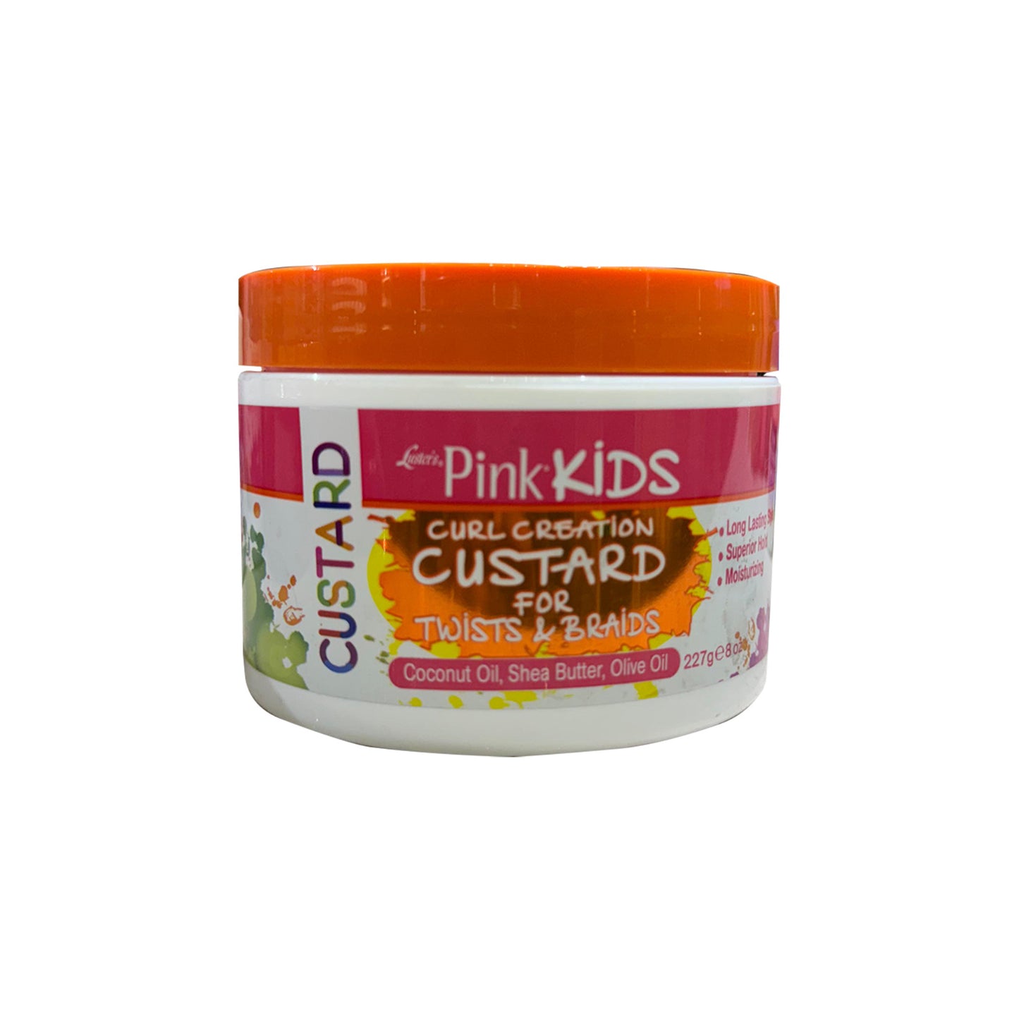 Luster’s Pink Kids Custard Twist & Braids 227g