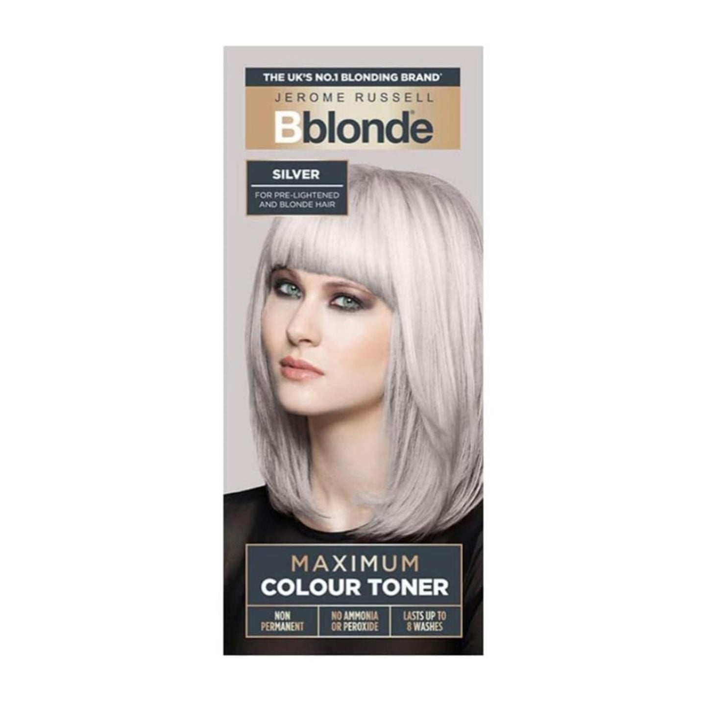 JEROME RUSSELL BBLONDE MAXIMUM BLONDE TONER 75ML SILVER