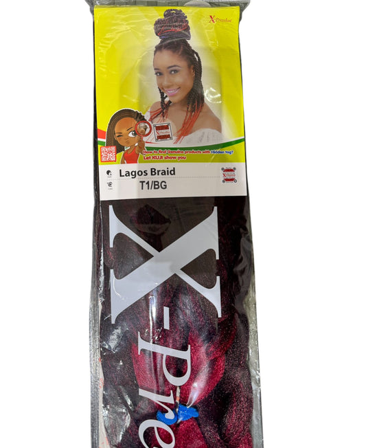 X-Pression Lagos Braid T1/BG