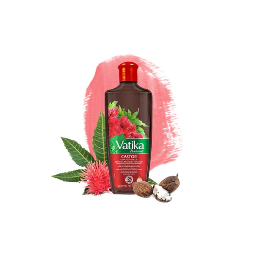 DABUR VATIKA HAIR OIL 200ml - CASTOR