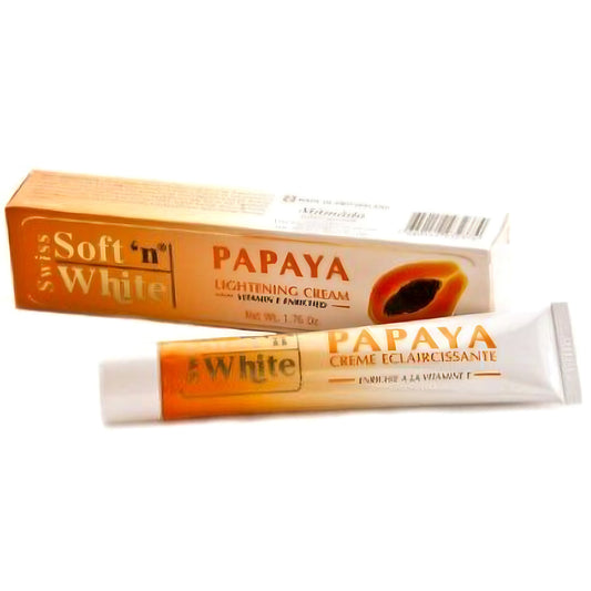 Soft n White Papaya body Cream Tube 50g