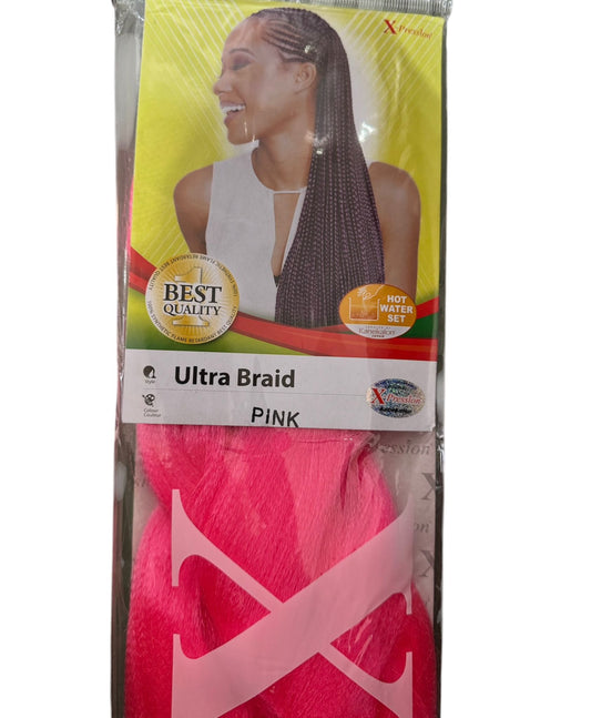 X-pression Ultra Braid Pink