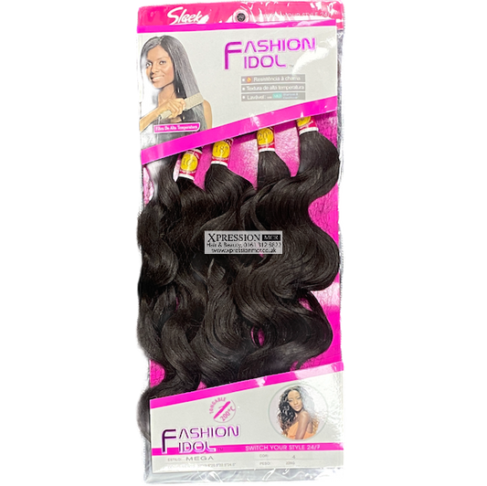 fashion idol Sleek Mega Synthetic Wavy Weave 4