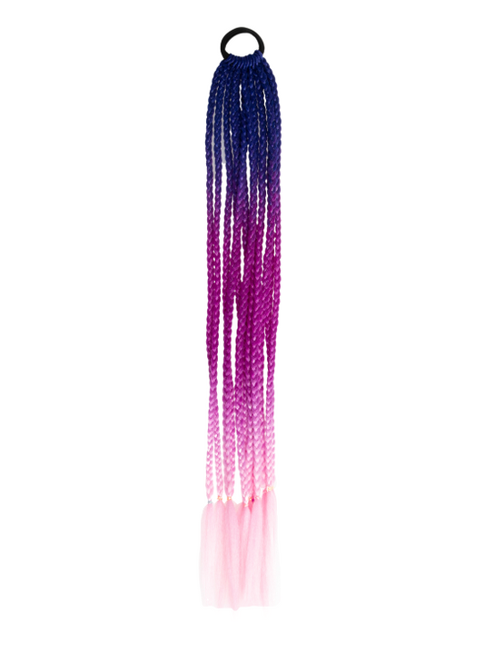 KOKO COLORFUL BRAIDS -Blue Lilac Pink