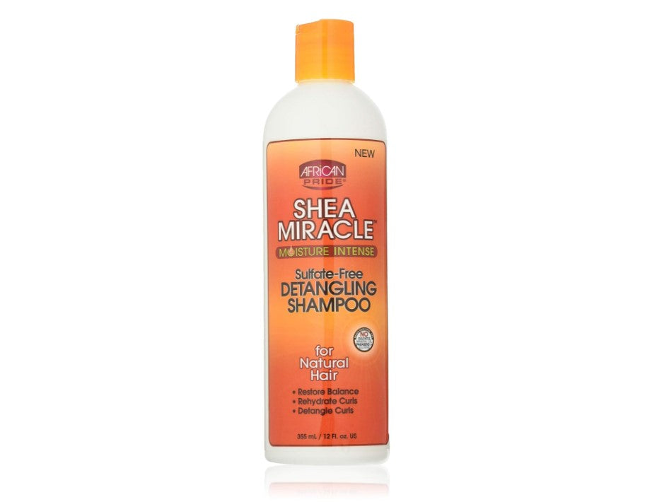 African Pride Shea Butter Miracle Detangling Shampoo - 12oz bottle