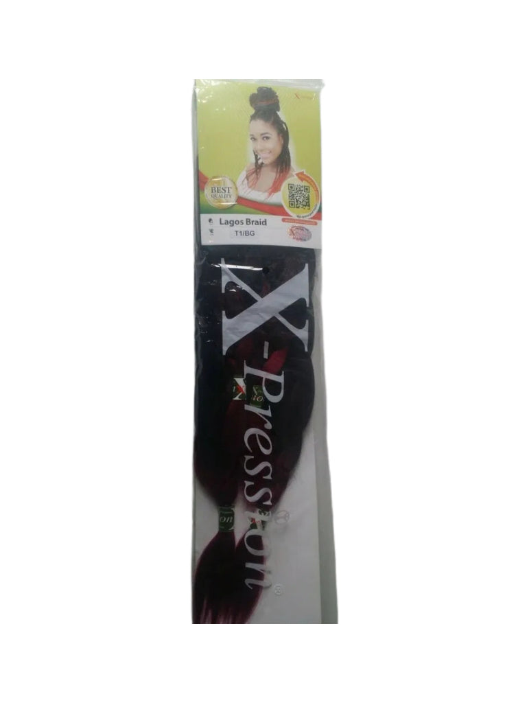 X-presion extensions Lagos  Braid No.T1/BG