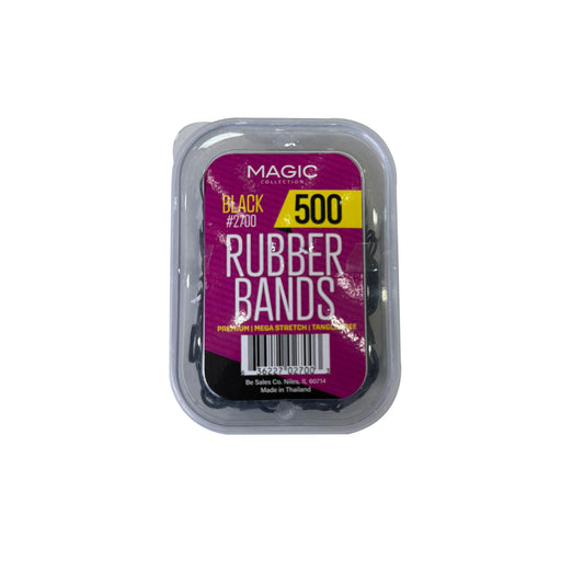 MA 2700 MAGIC BLACK RUBBER BANDS 500 PC