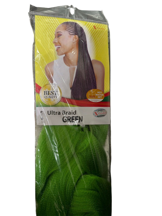 X-pression Ultra Braid Green