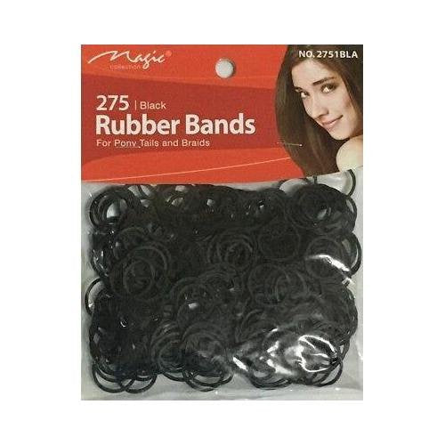 MAGIC-RUBBER BANDS BLACK(275PC)