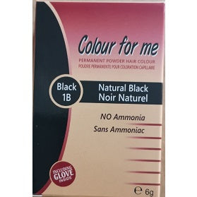 Color For Me Powder Dye Jet Black 1B