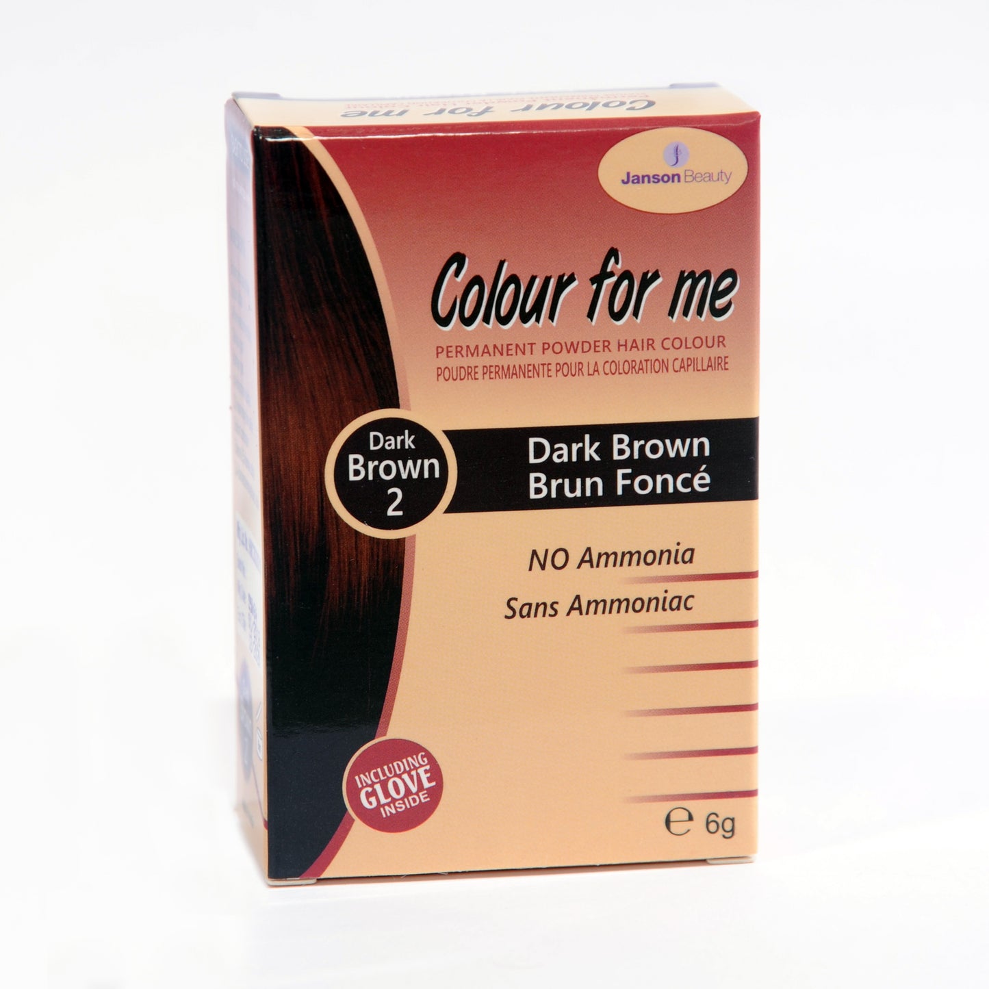 Color For Me Powder Dye Jet Black Brown 2