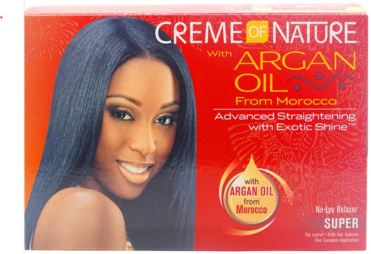 Cream Of Nature Argan Oil Relaxer Kit Super