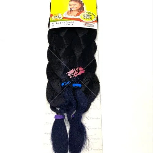 X-presion extensions Lagos  Braid No.Blue