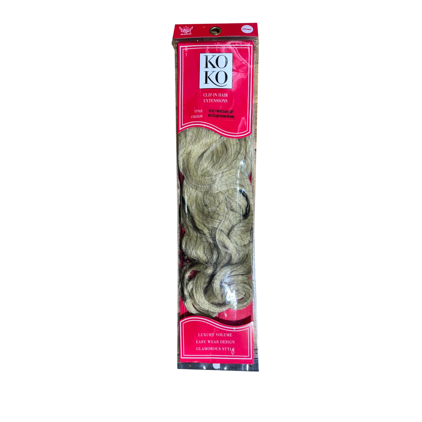 KOKO-CLIP INS- 24/613 Light Golden Blonde