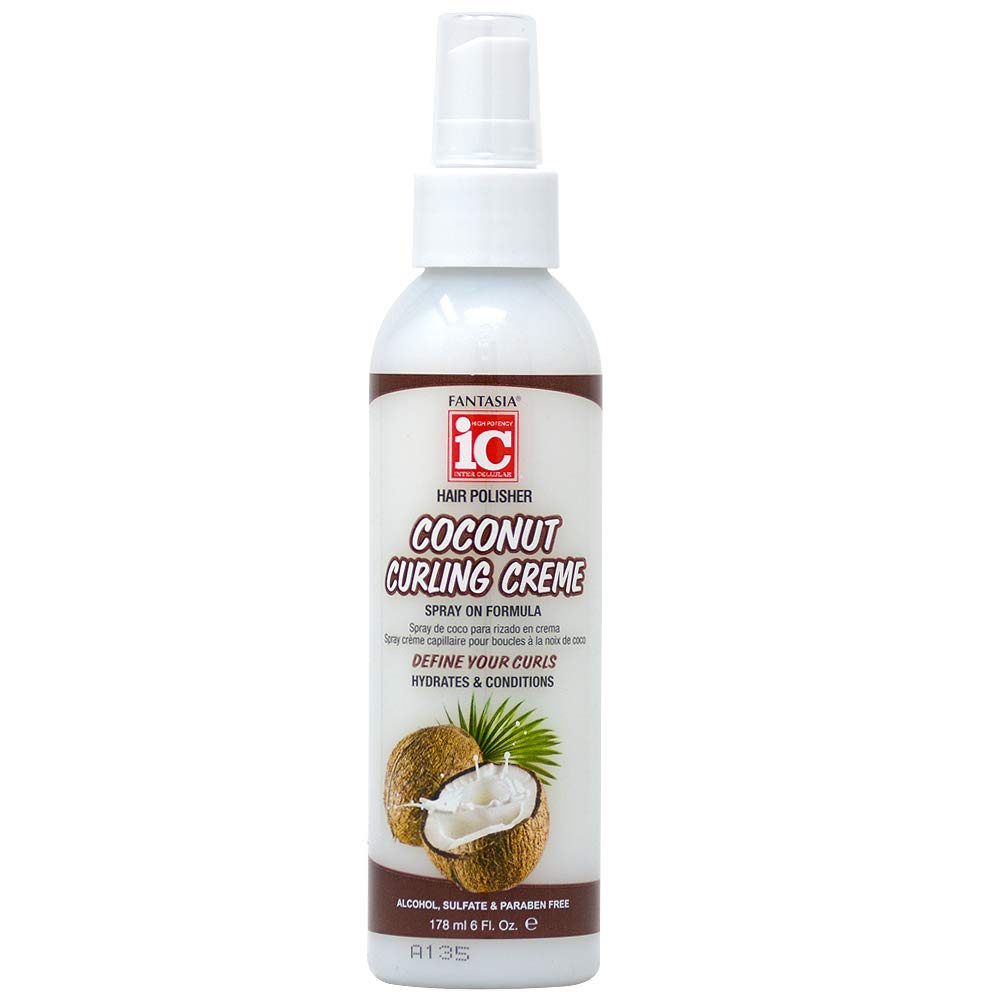 Fantasia IC Coconut Curling Cream 6 oz Bottle