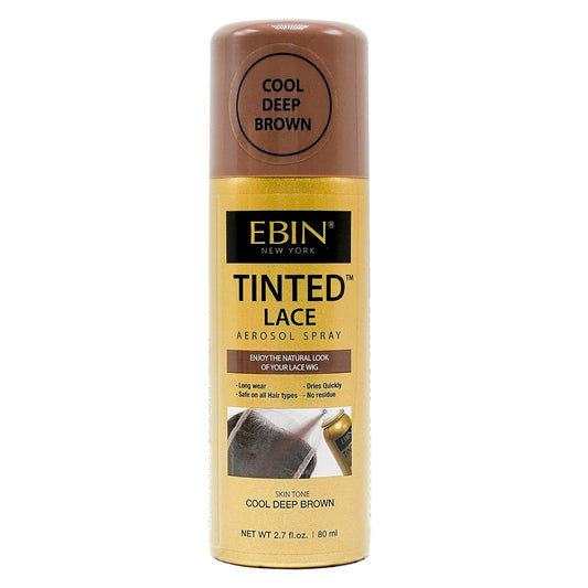 Ebin Tinted Lace New Spray Dark Brown 80ml