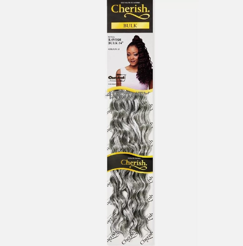 CHERISH SYNTHETIC CROCHET LONG CURLY HAIR EXTENSION BRAIDS - RAVISH 24 inch No. 51