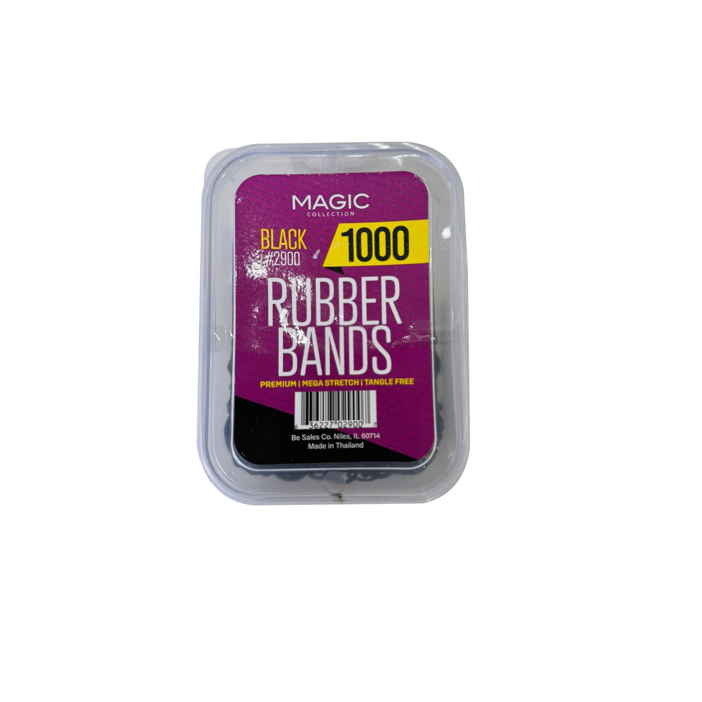 MA 2900 MAGIC BLACK RUBBER BAND 1000 PC